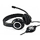 Conceptronic CCHATSTARU2B USB Headset schwarz