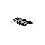 ICY BOX IB-173SSK 2fach Wechselrahmen 2.5+3.5"SATA/SAS Einbau in 5.25" Schacht