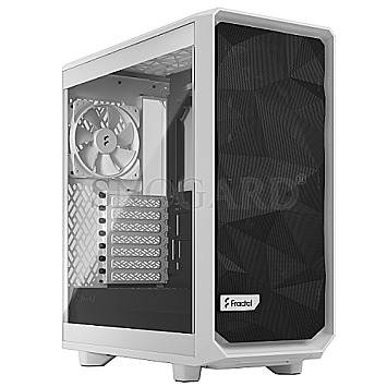 Fractal Design FD-C-MEL2C-04 Meshify 2 Compact Lite White TG Clear Tint Edition