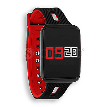 Xlyne Smart Watch KETO X-Watch FIT Dark Fire schwarz/rot