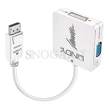 Lindy 41028 DisplayPort 1.2 an HDMI 4K30 / DVI / VGA Adapter