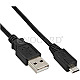 USB 2.0 Typ-A Stecker ->USB 2.0 Micro Typ-A Stecker 2m