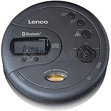 Lenco CD-300 Tragbarer CD-Player schwarz