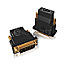 ICY BOX IB-AC552 DVI-D (24+1) Stecker zu HDMI Buchse 4K 60Hz Adapter schwarz