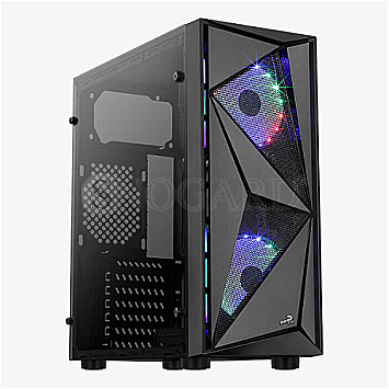 AeroCool ACCM-PV22023.11 Glider Tempered Glass Black Edition