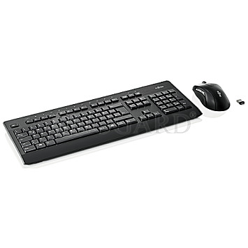 Fujitsu S26381-K960-L420 LX960 Wireless Desktop QWERTZ schwarz