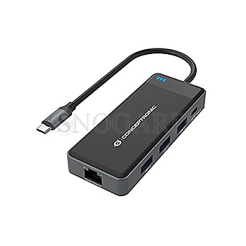 Conceptronic DONN14G 7in1 USB-C -> 2x HDMI Adapter