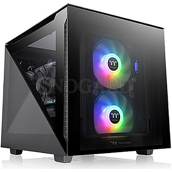 Thermaltake CA-1V1-00S1WN-00 Divider 200 TG Window Black Edition