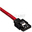 Corsair CC-8900250 Premium Sleeved SATA 6Gb/s Kabel 30cm rot