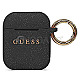 Guess GUACCSILGLBK Silicone Black Cover for Airpods 1+2