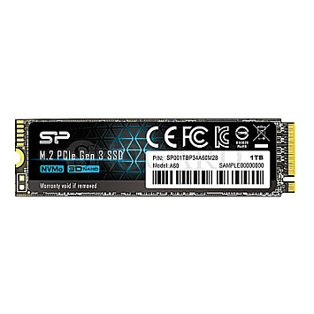 1TB Silicon Power SP001TBP34A60M28 P34A60 M.2 2280 PCIe 3.0 x4 SSD NVMe 1.3