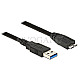 DeLOCK 85074 USB 3.0 Typ-A Stecker -> USB 3.0 Micro-B Stecker 2m schwarz