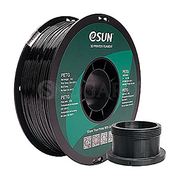 eSUN PETG Filament 1.75mm Spule 1kg schwarz