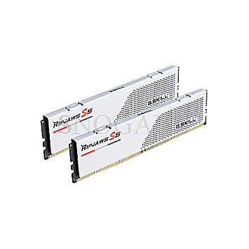 32GB G.Skill Ripjaws S5 F5-6000J3040F16GX2-RS5W DDR5-6000 Kit white