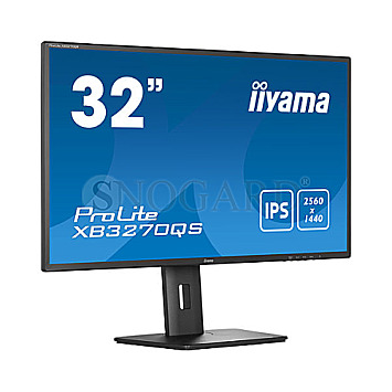 80cm (31.5") Iiyama ProLite XB3270QS-B5 IPS WQHD Blaulichtfilter Pivot