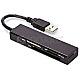 Ednet 85241 USB 2.0 Multi Slot Cardreader 4-Port schwarz