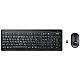 Fujitsu S26381-K410-L422 LX410 Wireless Keyboard Set DE/US schwarz