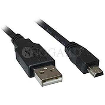 Sharkoon USB 2.0 Typ A -> USB 2.0 Mini Typ-B 2m schwarz