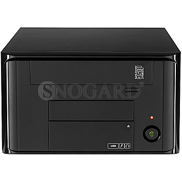 Inter-Tech 88881332 MI-008 Mini-ITX Case Black Edition