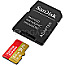 64GB SanDisk Extreme R170/W80 microSDXC UHS-I U3 A2 Class 10 V30 Kit