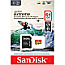 64GB SanDisk Extreme R170/W80 microSDXC UHS-I U3 A2 Class 10 V30 Kit