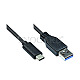 Good Connections NGCT-1734 USB-C 3.1 Stecker / USB 3.0-A Stecker 50cm schwarz