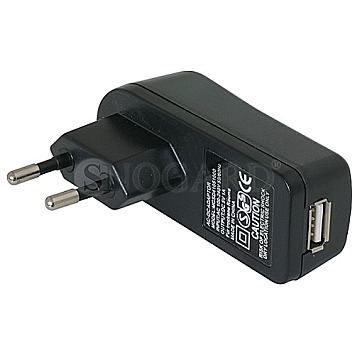 Navilock 61396 AC Netzteil USB Typ-A schwarz
