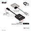 Club 3D CSV-7220 Multi Streaming Transport Hub 1xDP -> DP/HDMI 4K60Hz schwarz