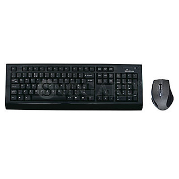 MediaRange MROS104 Funk-Tastatur/Maus Set QWERTY Layout (UK) schwarz/grau