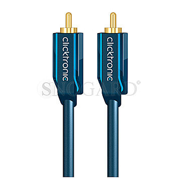 Clicktronic 70419 Casual Audio Cinch Mono Premium Kabel 20m blau