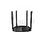 Tenda AC8 AC1200 Dual-Band WLAN Router schwarz
