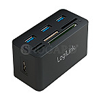 LogiLink CR0042 USB 3.0 Hub mit All-in-one Card Reader