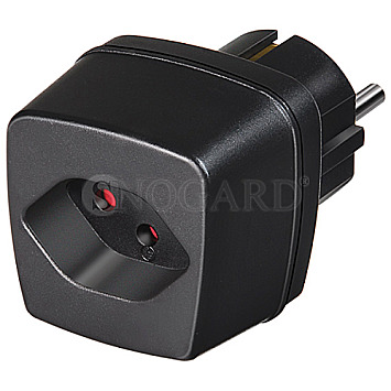 Brennenstuhl 1508480 Travel Adapter DE/Aufsatz CH Schweiz Reiseadapter