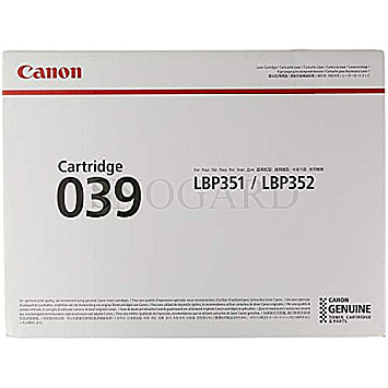 Canon Cartridge 039 0287C001 10k schwarz