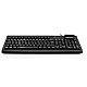 MediaRange MROS115 Tastatur USB 2.0 mit Chipkarten Terminal QWERTZ schwarz