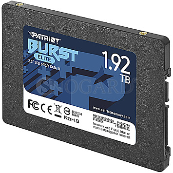 1.92TB Patriot PBE192TS25SSDR Burst Elite 2.5" SATA 6Gb/s SSD AHCI