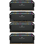 64GB Corsair CMT64GX5M4B6200C32 Dominator Platinum RGB DDR5-6200 Kit schwarz