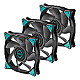 Iceberg Thermal IceGALE Xtra 120mm Case Fan Black PWM 3er Pack