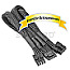 Thermaltake AC-063-CN1NAN-A1 Sleeved PCIe Gen 5 Splitter Cable 60cm