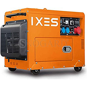 IXES by Scheppach IX-SGD-5500D Inverter Diesel-Stromerzeuger 5kW orange