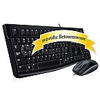 Logitech MK120 Desktop Tastatur + Maus Set USB schwarz