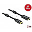 DeLOCK 85956 DisplayPort 1.2 -> HDMI Typ-A 4K 60Hz aktiv 2m schwarz