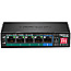 Trendnet TPE-TG51G 5 Port Gbit PoE+ 60W Switch schwarz