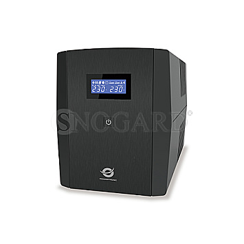 Conceptronic ZEUS03EP 1200VA/720W USV IEC C13 USB schwarz