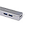 Equip 128958 USB-C Hub 4x USB 3.0 Buchse 15cm Aluminium silber