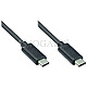 Good Connections NGCT-1738 2x USB-C 3.1 Stecker 50cm schwarz