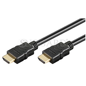 Goobay 61882 HDMI Kabel 1m schwarz