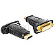 DeLOCK 65467 HDMI Stecker auf DVI-I Buchse Adapter schwarz