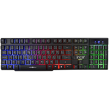 Inca IKG-446 Gaming Tastatur Regenbogen RGB QWERTZ Layout schwarz