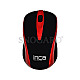 Inca IWM-221RSK Nano Wireless Mouse rot/schwarz